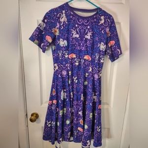 Blackmilk Pokemon Psychic Evil Tee Long  Dress size M